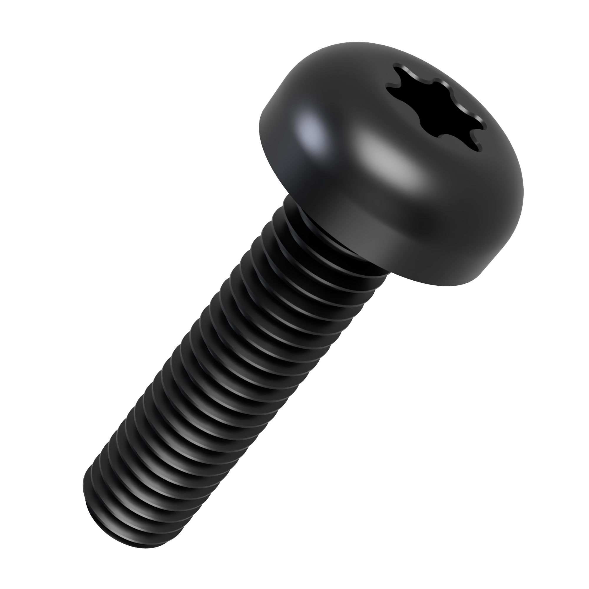 Black Zinc Torx Pan Head Machine Screws DIN 7985TX
