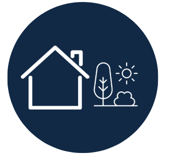 Indoor and outdoor icon