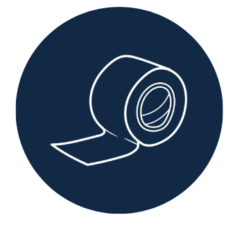 Masking tape icon