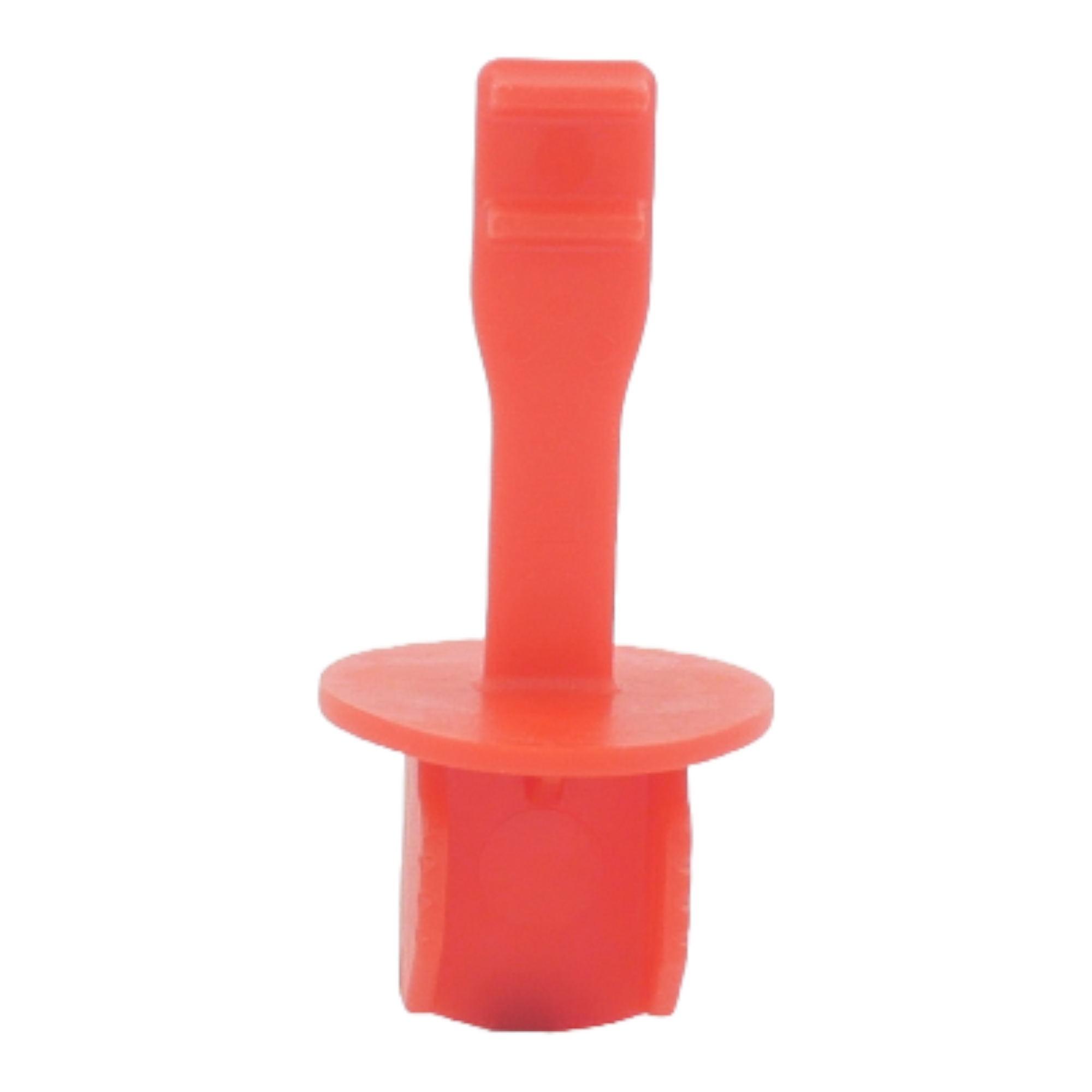 Red Recycled LDPE Finned Pull Tab Plug